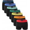 TOMMY HILFIGER - pánske boxerky 7PACK eco friendly cotton black / modern repeat logo-XXL (112-123 cm)