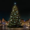 DECOLED LED svetelná súprava pre vianočné stromčeky vysoké 21-23 m, teplá biela s bleskom, ľadové dekory DZX0EFD01