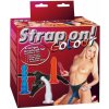 You2Toys Strap-on sada tří barevných dild