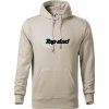 Top Dad - Mikina pánska Cape s kapucňou - 3XL ( Ľadovo sivá )