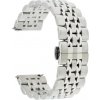 eses Kovový článkovitý rýchloupínací remienok pre Garmin - Strieborný, 22 mm