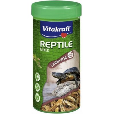 Vitakraft Reptile mixed CARNIVOR krmivo pre vodné korytnačky 250ml