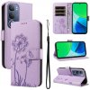VSETKONAMOBIL ART DANDELION Peňaženkové puzdro pre Vivo Y19s fialové 108371