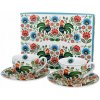 Šálka Duo Kohúty Folk porcelán 90 ml 2 ks