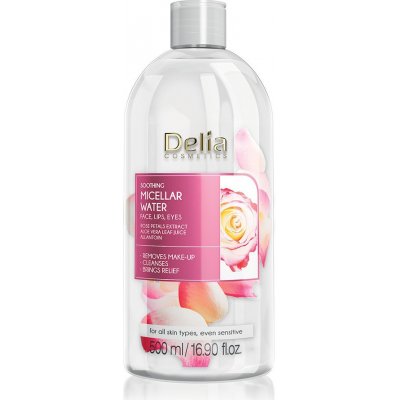 Delia Cosmetics Micellar Water Rose Petals Extract čistiaca micelárna voda 500 ml