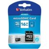 Verbatim 44082 Micro Secure Digital Card Premium, pamäťová karta, micro SDHC, 16GB, UHS-I U1 (Class 10), s adaptérom