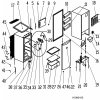 Dveře výparníku chladničky Indesit C00345540