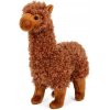 Teddies Lama Alpaka plyš 30cm hnedá