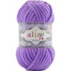 Alize - Jemná priadza na pletenie Alize Velluto Fialová 43