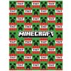 Detská deka Minecraft 130 x 170 cm Halantex creeper TNT hrá deku