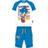 Ježko SONIC - licencia Chlapčenský letný komplet - Ježko Sonic 5212159, biela / modrá Farba: Modrá, Veľkosť: 122