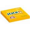 AZ Samolepiace bločky 360° 76x76mm oranžové