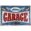 Retro cedula GARAGE 30x20cm (dekoračná tabuľka 20x30 cm)
