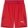 Pánske futbalové šortky Puma, TEAMFINAL SHORTS Červená,Biela XL