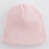 Dojčenská bavlnená čiapočka New Baby Luxury clothing ružová - 92/98