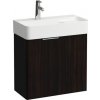 Laufen Base Skrinka pod umývadlo 60 cm, 2 dvierka, tmavohnedý jilm H4025521102631