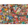 SCHMIDT Puzzle Vintage: Stolové hry 1000 dielikov