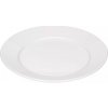 BAUSCHER Smart Tanier plytký zvýšený okraj 34 mm 249 mm biely 6 ks