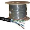 SOLARIX kábel CAT6A STP PE Fca, 500m, čierny