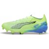 Pánske kopačky Puma, ULTRA 5 ULTIMATE FG svetlo zelená,modrá,čierna, 41 EU