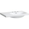 Laufen Lua - Umývadlo nábytkové 75x46 cm, s prepadom, 3 otvory na batériu, LCC, biela H8170854001081