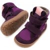 Froddo DETSKÉ BAREFOOT ZIMNÉ TOPÁNKY FRODDO TEX WINTER PURPLE
