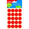 Samolepiace etikety O 13 mm - červené