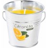 Sviečka Citronella CB143, repelentná, vedro, 80 g, 80x72 mm
