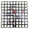 TLAMA games Plastová mřížka na destičky 3x3 (9 ks) (například pro Karak nebo Carcasonne)