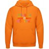 AWDis Hoodie Mikina - Nápis - Rovnosť je krásna - Orange Crush - 4XL - Pánske