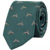 Bubibubi Tmavozelená kravata so zajacmi