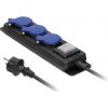 Predlžovací kábel gumový s vypínačom 3M, 3Z, 1,5mm
