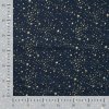 Strima Cotton Poplin Foil Print - Small Stars, Navy
