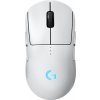 Logitech G PRO 2 - Myš - hraní - pravák a levák - optický - 8 tlačítka - bezdrátový, kabelové - 2.4 GHz, USB - přijímač USB Logitech LIGHTSPEED - bílá