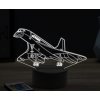Beling 3D lampa,Concorde, 16 farebná ULA31