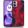 Picasee silikónový prehľadný obal pre Motorola Edge 30 Neo - Organic red
