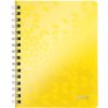 Poznámkový blok A5 linajkový Leitz WOW Žltá