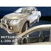 Deflektory na Mitsubishi L-200, 4-dverová od 2015 (predné)