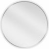Mexen Loft okrúhle zrkadlo do kúpeľne 60 cm, rám inox - 9850-060-060-000-10