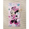 Jerry Fabrics - disney Plážová osušká Minnie Mouse 70x140 cm