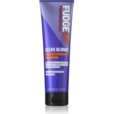 Fudge Care Clean Blonde fialový tónovací šampón pre blond vlasy 250 ml