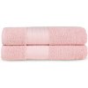 Ružové froté bavlnené osušky v súprave 2 ks 70x140 cm – Good Morning