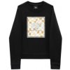 Vans Wavy Check Box Logo Crew čierna