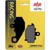 Zadné brzdové doštičky / obloženie SBS Kawasaki ZX-6R 600 Ninja 2007 - 2017 směs RQ