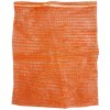 Vrecia sieťové 5-8kg 35x50cm oranžové, s pásikom (47x42cm vnútorný rozmer)