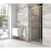Ravak BLIX BLDZ2, 2-dielne sprchové dvere do niky zalam,80x190,Bright alu,Transpar+Cleaner X01H40C00Z1