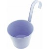 Kvetináč balkónový závesný 16cm svetlofialový