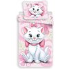 JERRY FABRICS Obliečky Mačička Marie pink 03 Bavlna, 140/200, 70/90 cm