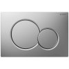 GEBERIT SIGMA01 ovládacie tlačítko Easy to clean, pre 2 množstvá splachovania, chróm mat 115.770.JQ.5