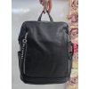 Katrin's Fashion Jednoduchý dámsky ruksak+kabelka Silvia Rosa ruk030c Čierna